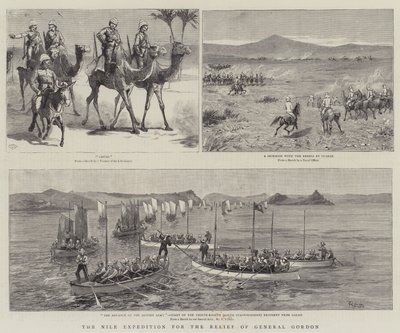 De Nijl Expeditie voor de Hulp van Generaal Gordon door Charles Edwin Fripp